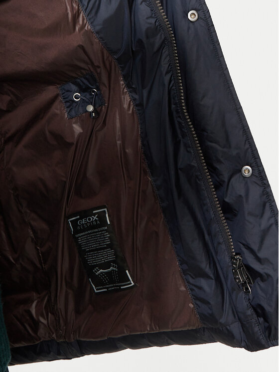 Geox Geox Pehelykabát Norwolk M4626A T3146 F1624 Sötétkék Regular Fit