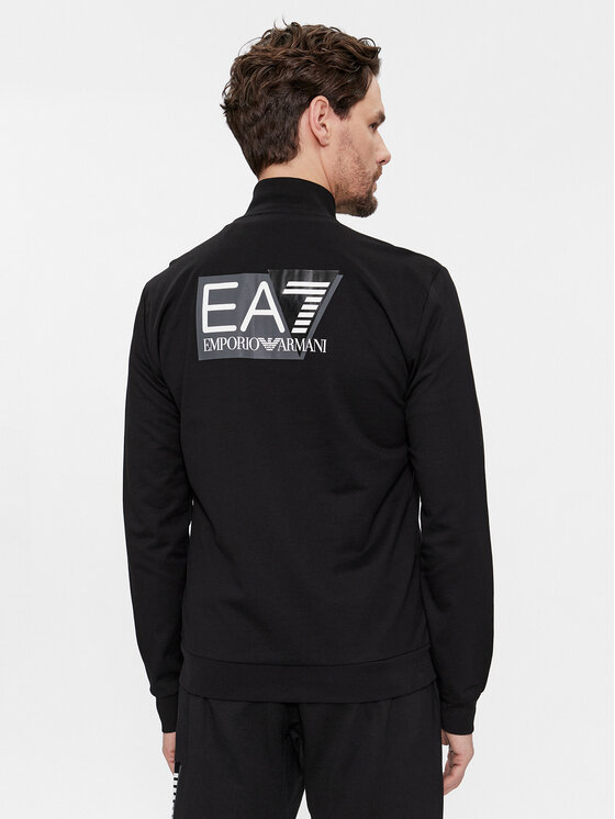 EA7 Emporio Armani EA7 Emporio Armani Džemperis 3DPM61 PJ05Z 1200 Juoda Regular Fit