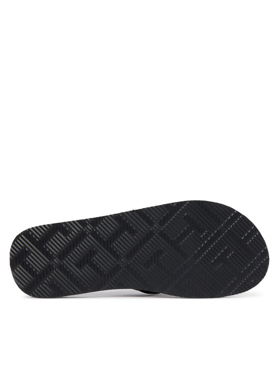 Tommy Hilfiger Tommy Hilfiger Žabky Hilfiger Padded Beach Sandal FM0FM05801 Černá