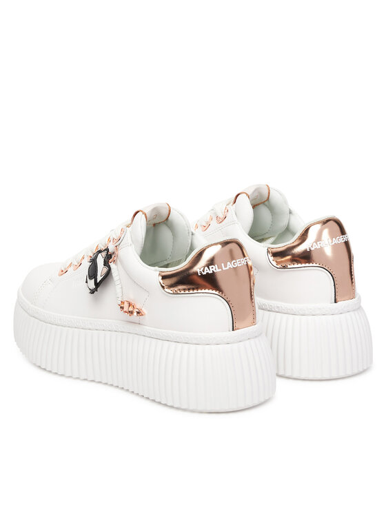 KARL LAGERFELD KARL LAGERFELD Sneakersy KL42376T Biały