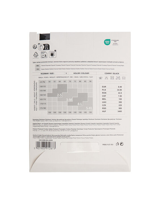 Nine West Nine West Pedkelnės CEO-9WB-004-AW26 Juoda