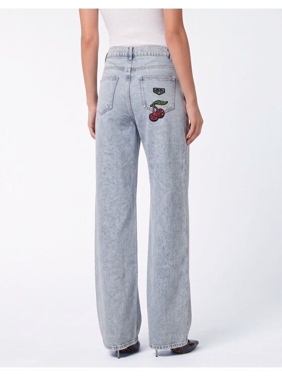 PHILIPP PLEIN PHILIPP PLEIN Jeansy 31765 Niebieski Skater Fit