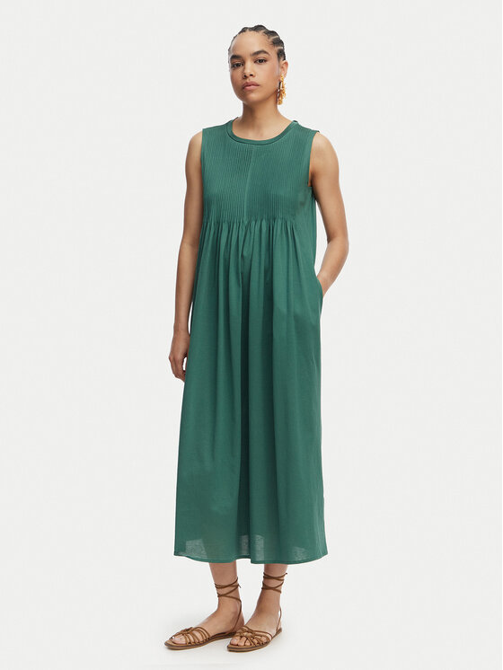 Weekend Max Mara Weekend Max Mara Ежедневна рокля Ricordo 2615621022 Зелен Regular Fit