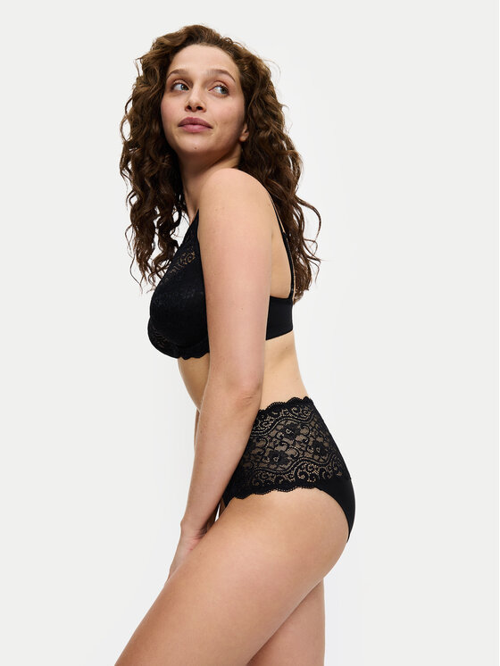 Triumph Triumph Klasikinės kelnaitės aukštu juosmeniu Amourette 10210675 Juoda