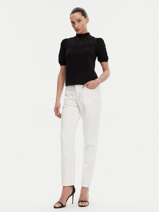 ACCESS FASHION ACCESS FASHION Jeansy 53-8024-581 Bílá Straight Leg