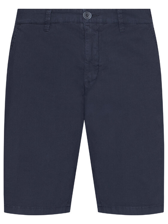North Sails North Sails Bavlnené šortky Chino 672790 Tmavomodrá Slim Fit
