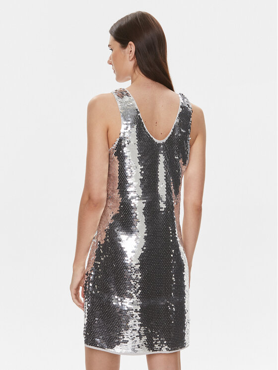 Samsøe Samsøe Samsøe Samsøe Coctailkleid Lykke F23400086 Silberfarben Regular Fit