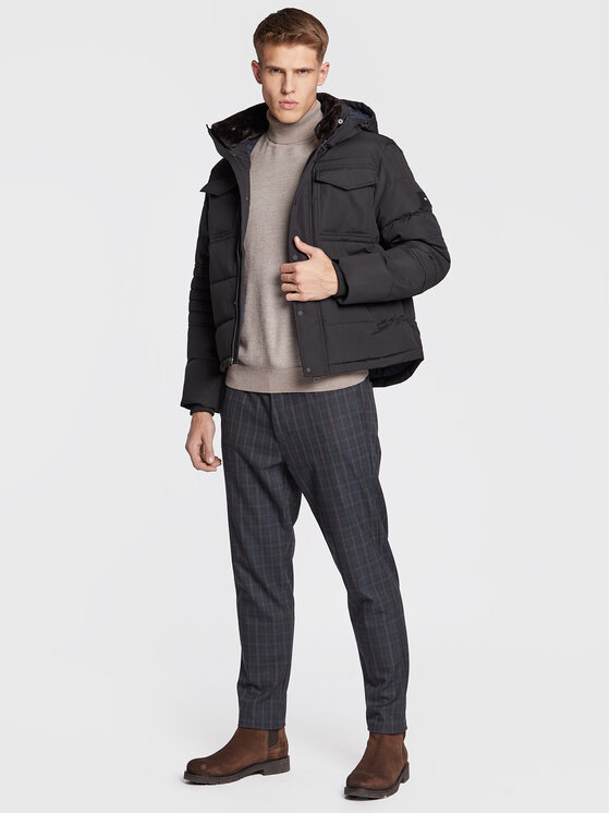 Tommy Hilfiger Tommy Hilfiger Žieminė striukė Utility MW0MW27702 Juoda Regular Fit