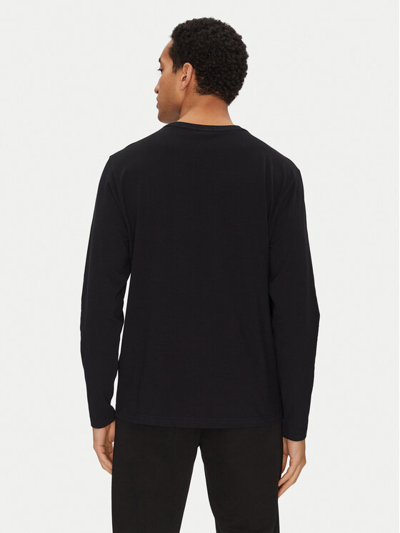 BOSS BOSS Pikkade varrukatega T-särk Togn 50534336 Must Regular Fit