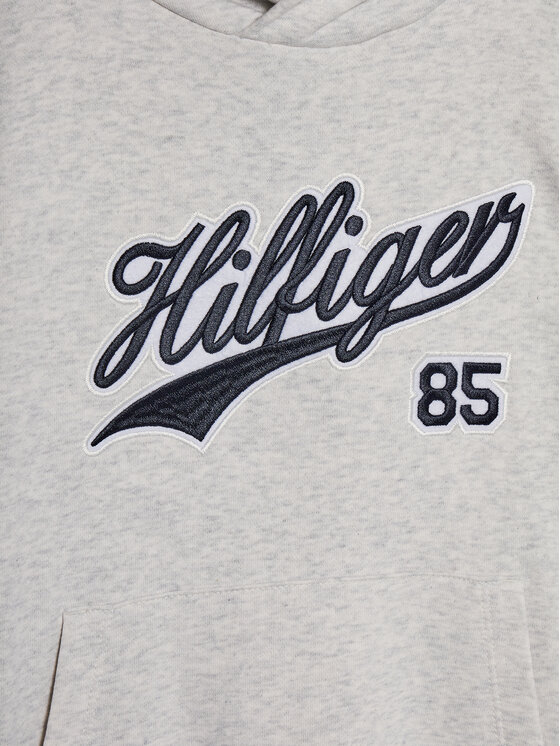 Tommy Hilfiger Tommy Hilfiger Суитшърт Hilfiger Script Hoodie KB0KB08718 Сив Regular Fit