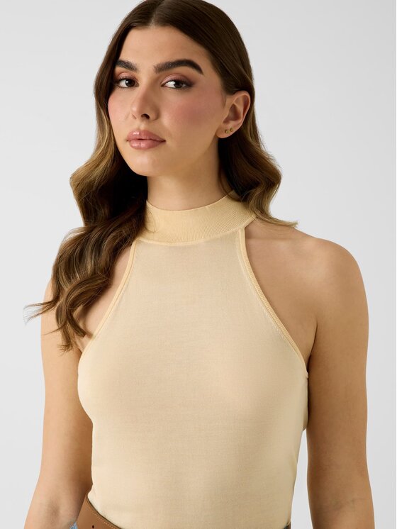 Guess Guess Top 183346 Beżowy Classic Fit