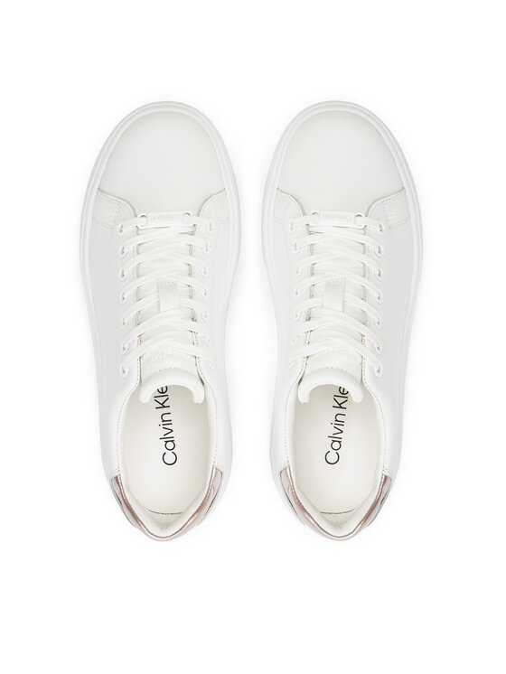 Calvin Klein Calvin Klein Tenisice Cupsole Lace Up Leather HW0HW01987 Bijela
