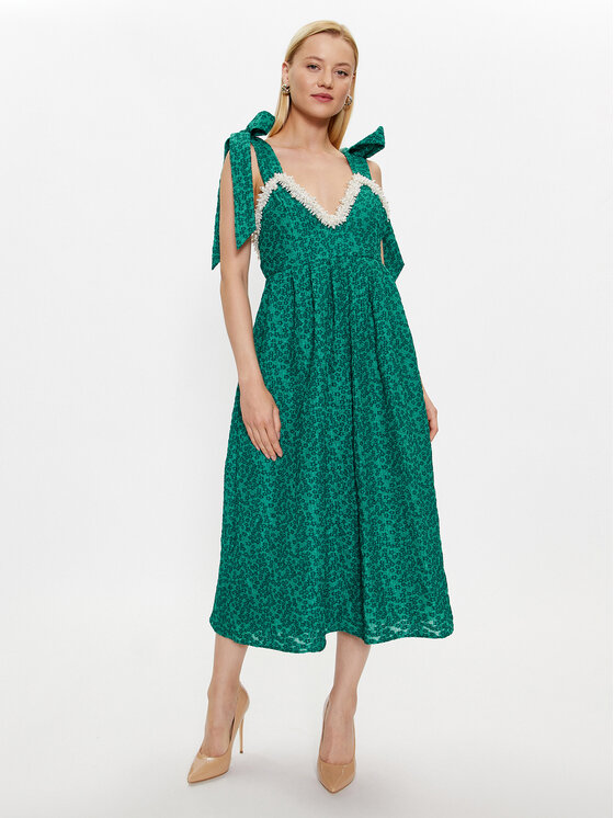 Custommade Rochie cocktail 999396475 Verde Regular Fit