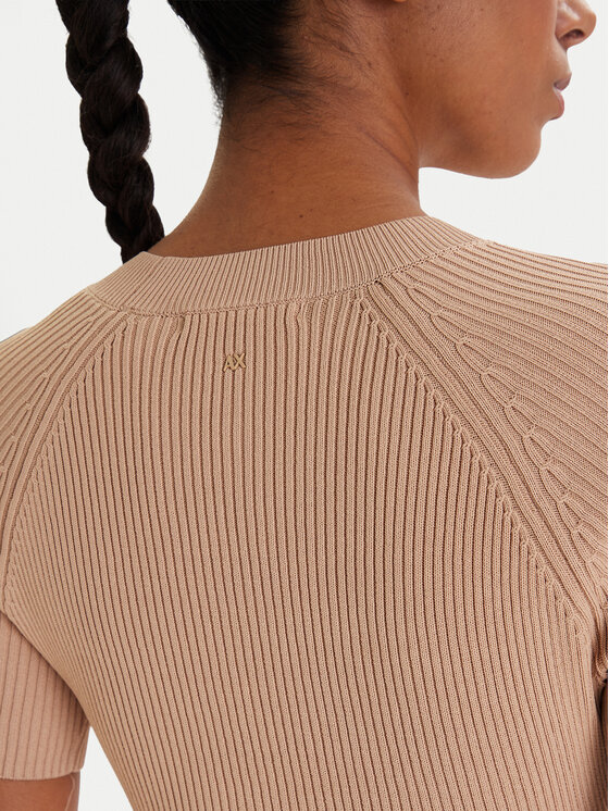 Armani Exchange Armani Exchange Vestito di maglia XW001885 AF10352 Beige Regular Fit