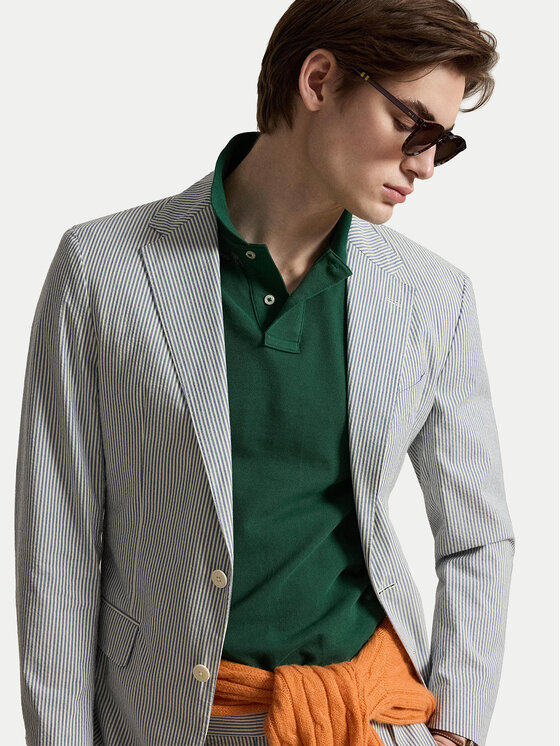 Polo Ralph Lauren Polo Ralph Lauren Тениска с яка и копчета 710536856515 Зелен Regular Fit