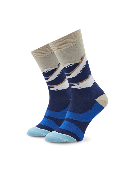 Șosete Înalte Unisex Curator Socks Wave Colorat