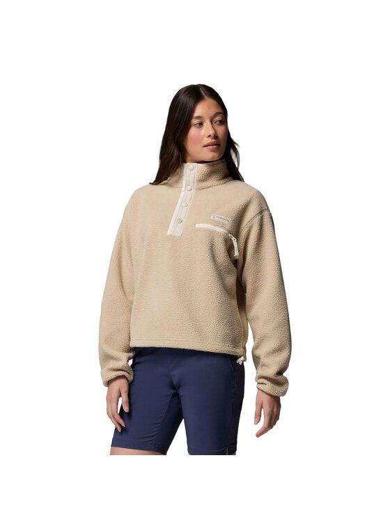 Columbia Columbia Polar Helvetia™ II Cropped Half Snap Fleece Beżowy Regular Fit