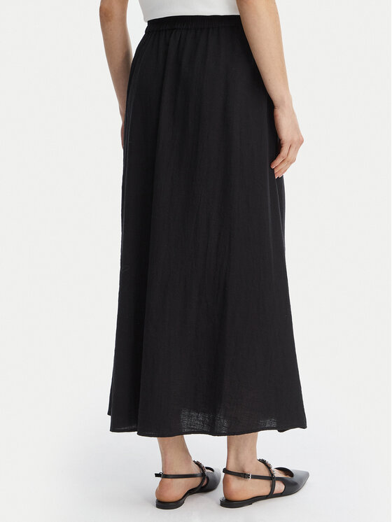 ONLY ONLY Spódnica maxi Tizana 15372613 Czarny Regular Fit