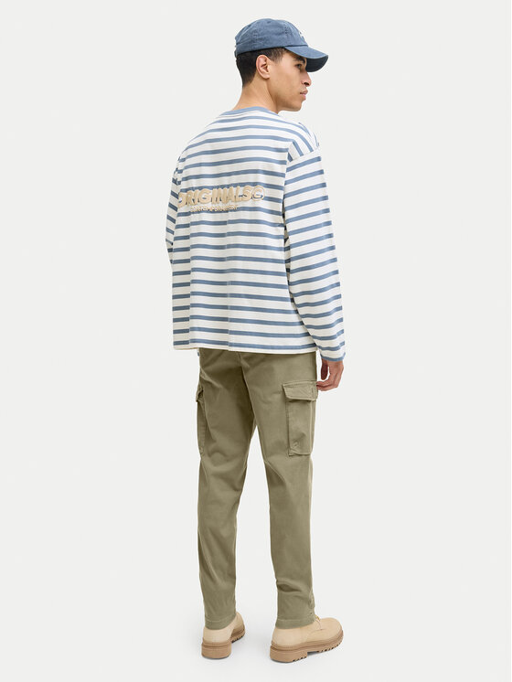 Jack & Jones Jack & Jones Pantaloni din material Stace Arthur 12282388 Kaki Regular Fit