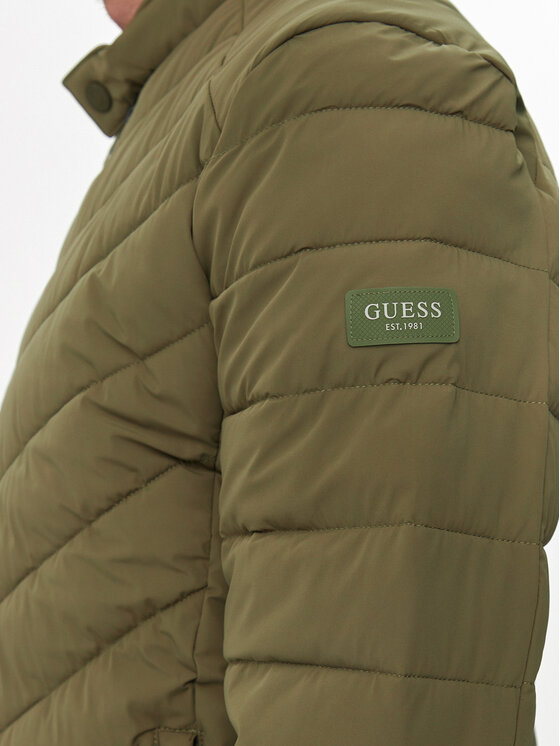Guess Guess Μπουφάν πουπουλένιο M4YL05 WG9O2 Πράσινο Regular Fit