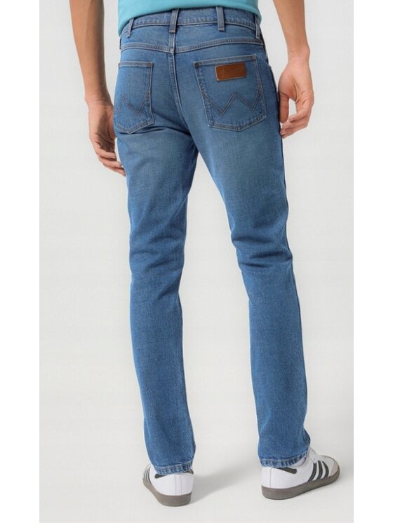 Wrangler Wrangler Jeansy Larston Niebieski Slim Fit