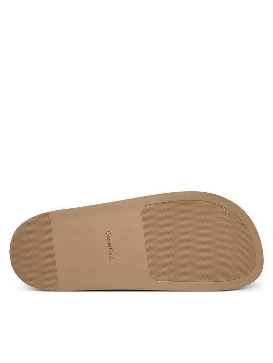 Calvin Klein Calvin Klein Klapki City Sandal Mule Webbing HW0HW02887 Beżowy