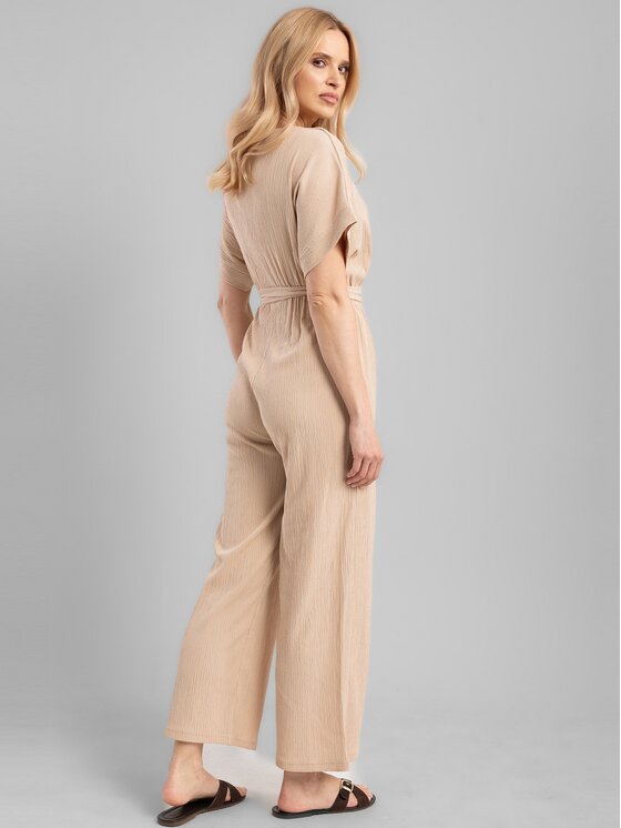 Perso Perso Overal SET232861F Béžová Regular Fit