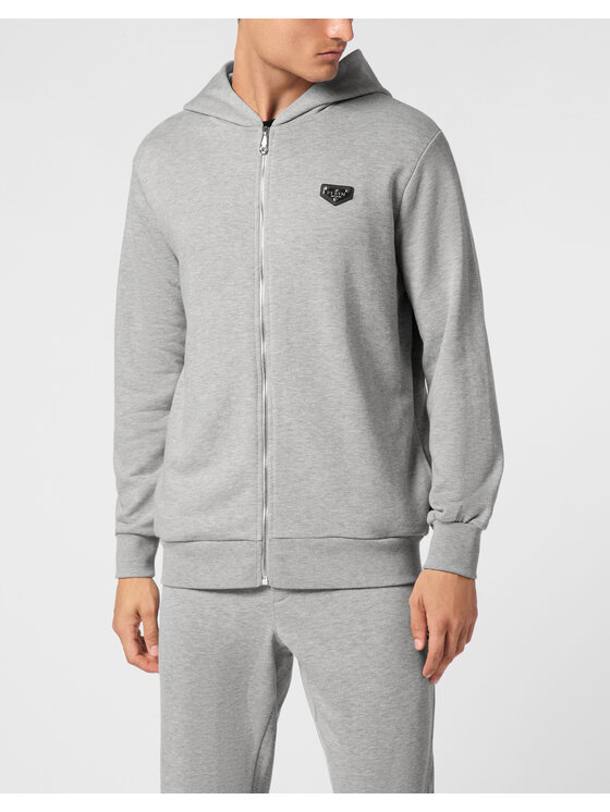 PHILIPP PLEIN PHILIPP PLEIN Bluza 9581 Szary Regular Fit