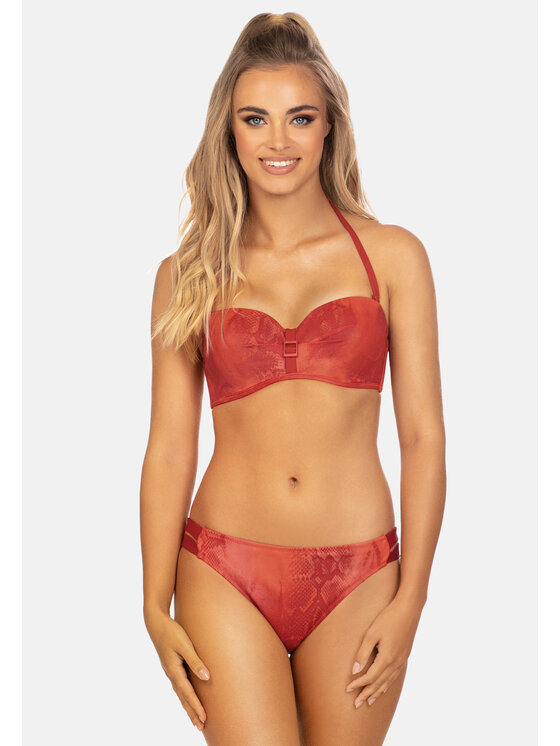Bikini Miss Lou, Rozmiar 36C, Pomarańczowy, ML043