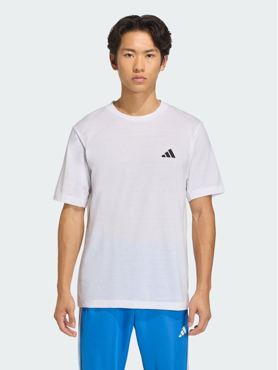 adidas adidas Koszulka techniczna 158826 Biały Regular Fit