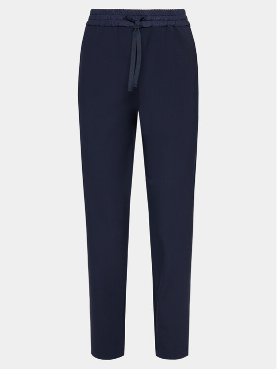 Marella Marella Pantaloni di tessuto Toast 2413131065 Blu scuro Regular Fit