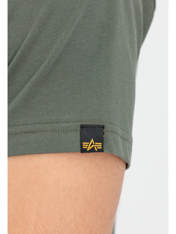 Alpha Industries Alpha Industries T-Shirt AI.100501RB-142-XXL Khaki Basic Fit