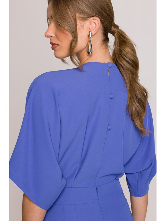 Stylove Stylove Overal S395 Modrá Sexy Straight Fit