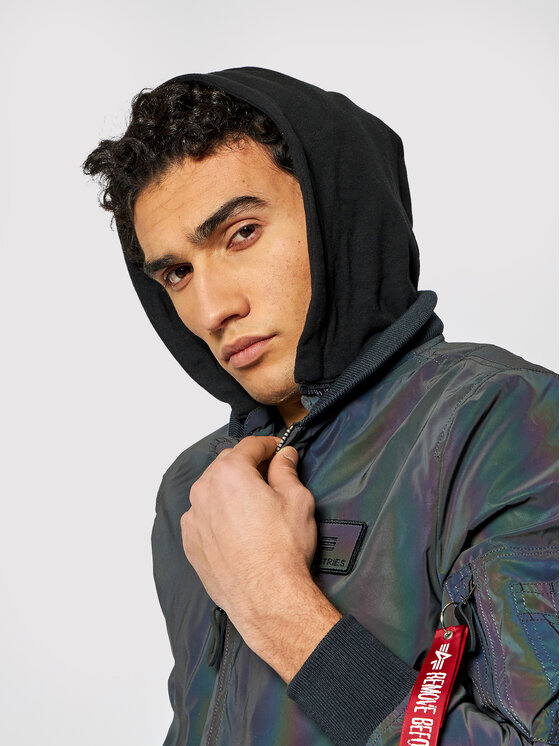 Alpha Industries Alpha Industries Куртка бомбер MA-1 LW HD 116107RR Сірий Regular Fit