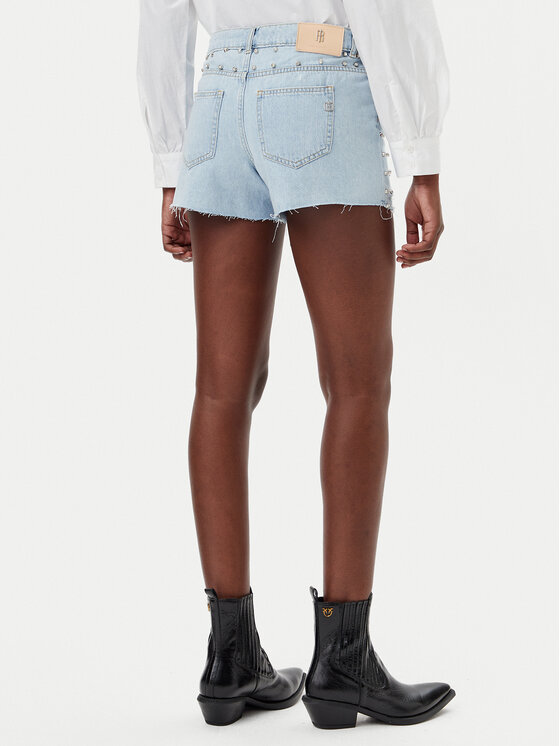 Fracomina Fracomina Jeansshorts FR25SV6013D419R9 Blau Regular Fit