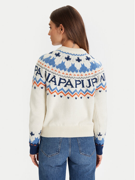 Napapijri Napapijri Sweter D-Fiames NP0A892S Beżowy Regular Fit