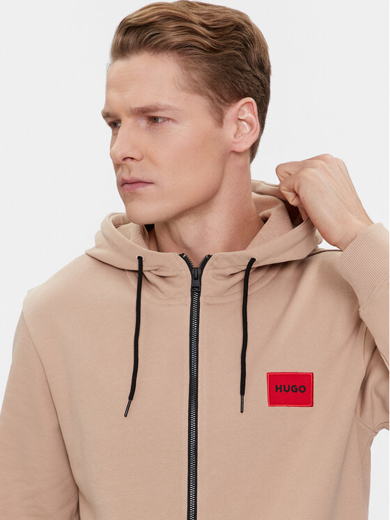 HUGO Hugo Džemperis Daple212 50447972 Smėlio Regular Fit