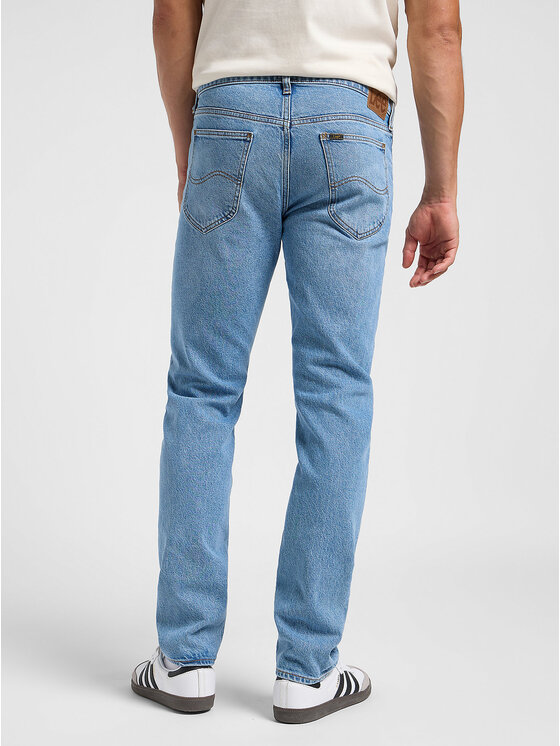 Lee Lee Jeansy DAREN ZIP FLY Niebieski Straight Fit