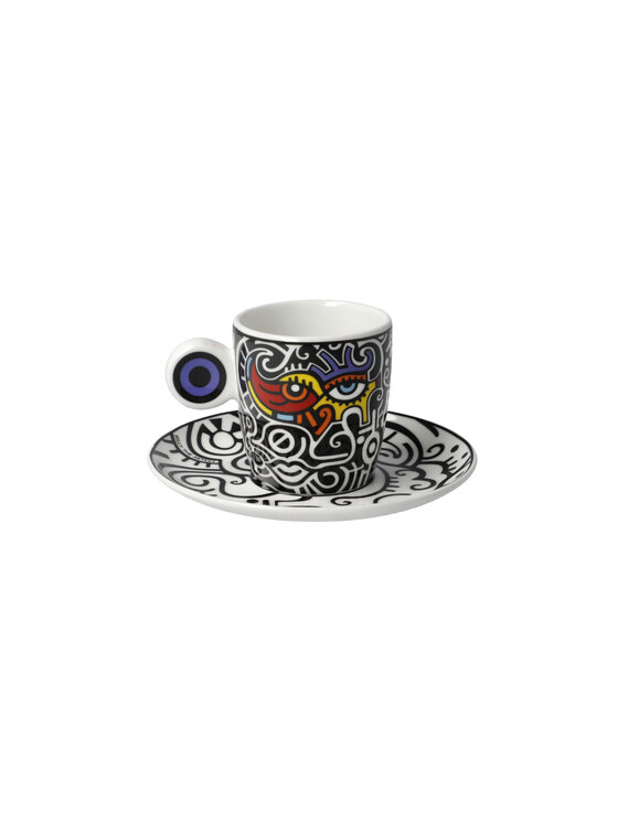 Goebel Goebel Filiżanka do espresso Billy The Artist - Bright Eyes II Kolorowy
