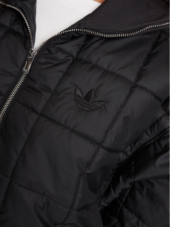 adidas adidas Prechodná bunda Essentials JX8825 Čierna Oversize