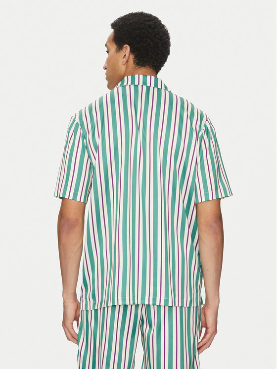 Fila Fila Cămașă Lastro FAM0926 Verde Regular Fit
