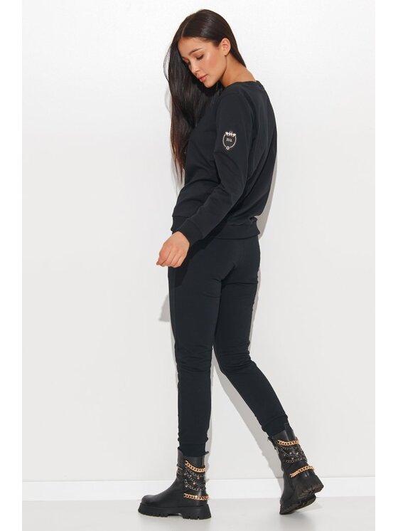 Numinou Numinou Dres NU379 Czarny Classic Fit