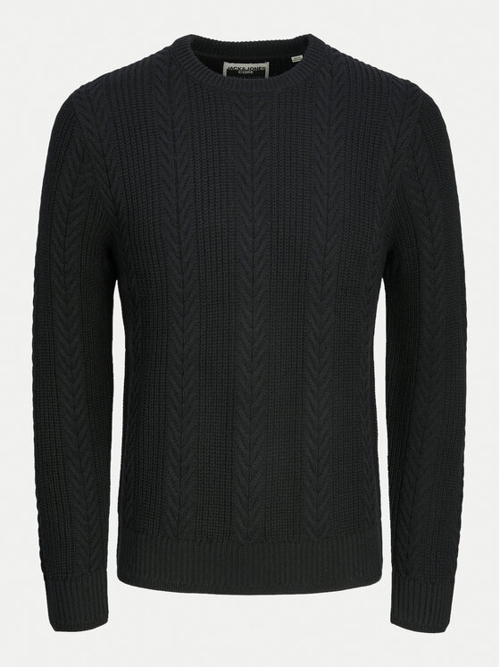 Jack&Jones Jack&Jones Džemper 12261436 Crna Regular Fit