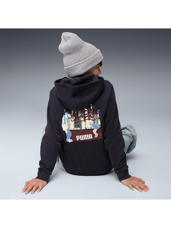 Puma Puma Bluza 688469 Niebieski Regular Fit