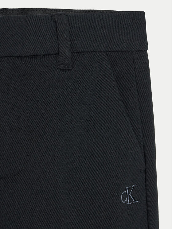 Calvin Klein Jeans Calvin Klein Jeans Pantaloni din material IB0IB02341 Negru Slim Fit