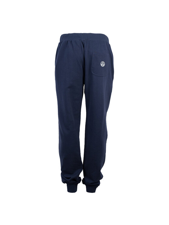 North Sails North Sails Pantaloni di tessuto 90 3202 000 | Sweatpant W/Graphic Blu scuro Regular Fit