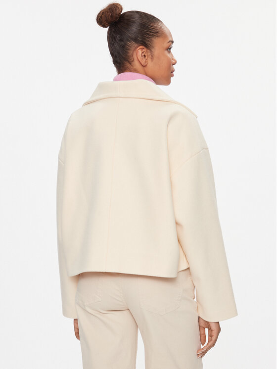 Noisy May Noisy May Płaszcz przejściowy Halston 27028853 Beżowy Loose Fit