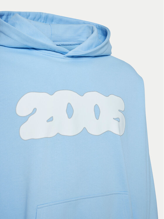 2005 2005 Felpa Clouds Celeste Oversize