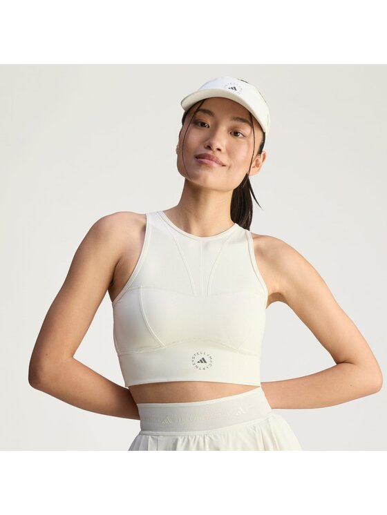 adidas by Stella McCartney adidas by Stella McCartney Biustonosz sportowy 155337 Beżowy