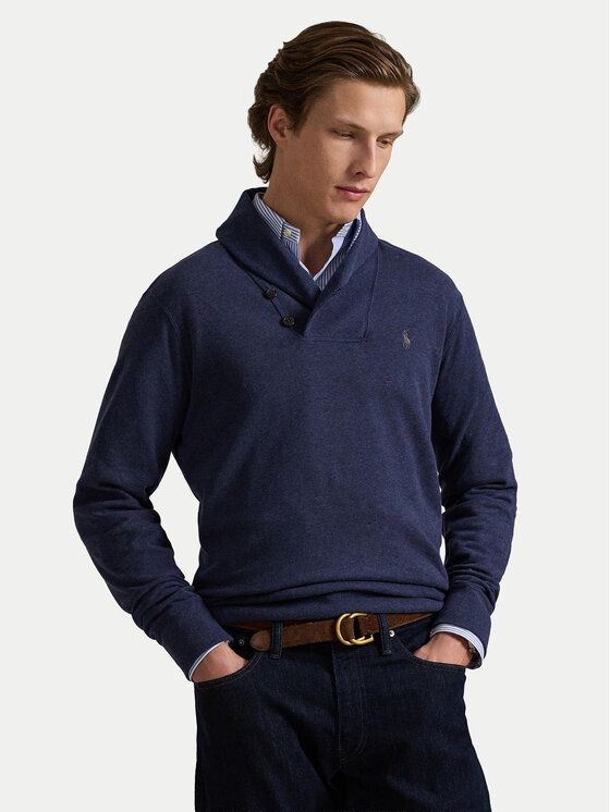 Polo Ralph Lauren Polo Ralph Lauren Džemperis 710877989001 Tumši zils Regular Fit
